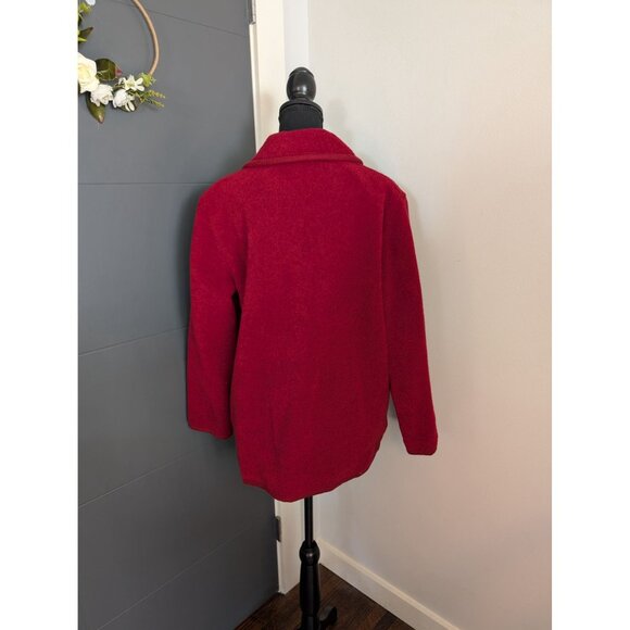 Vintage Braetan Burgundy Reversible Fleece‎ and Windbreaker Jacket - S - Picture 3 of 12